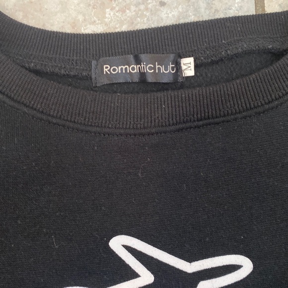 Graphic airplane mode sweatshirt. Medium great shape - Picture 2 of 4